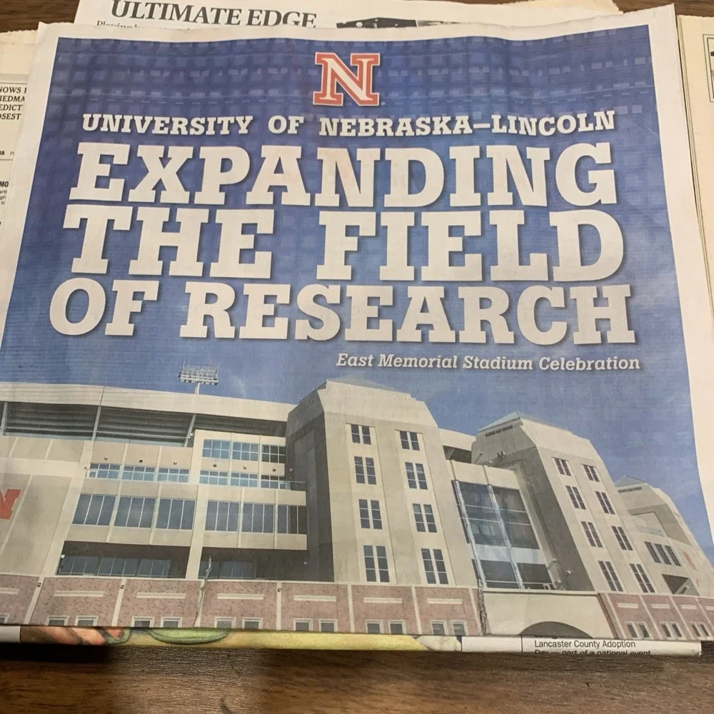 Rare Vintage 1994 Nebraska Football National Championship Lincoln Journal Star
